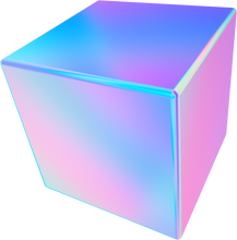 3D Gradients Oversaturated Rainbow Color